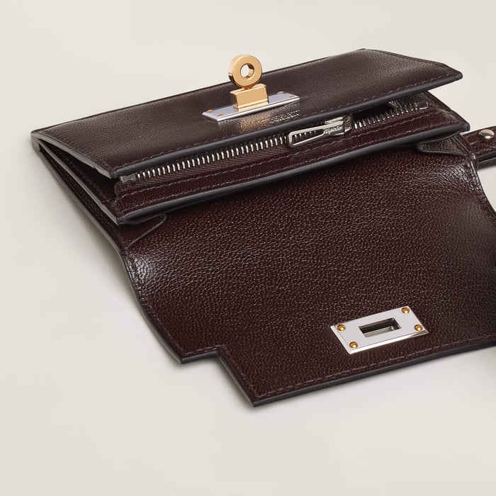 Rouge Sellier Kelly Pocket Slim Electrum Wallet