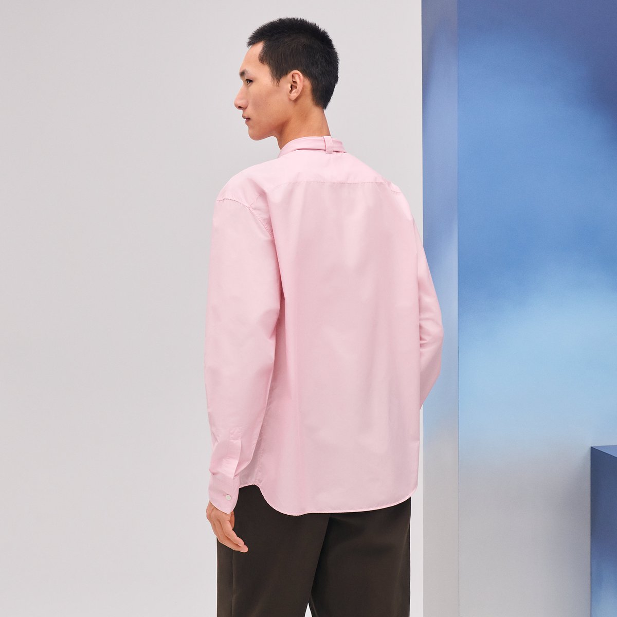 Guimauve Boxy Fit Shirt With Marius Collar