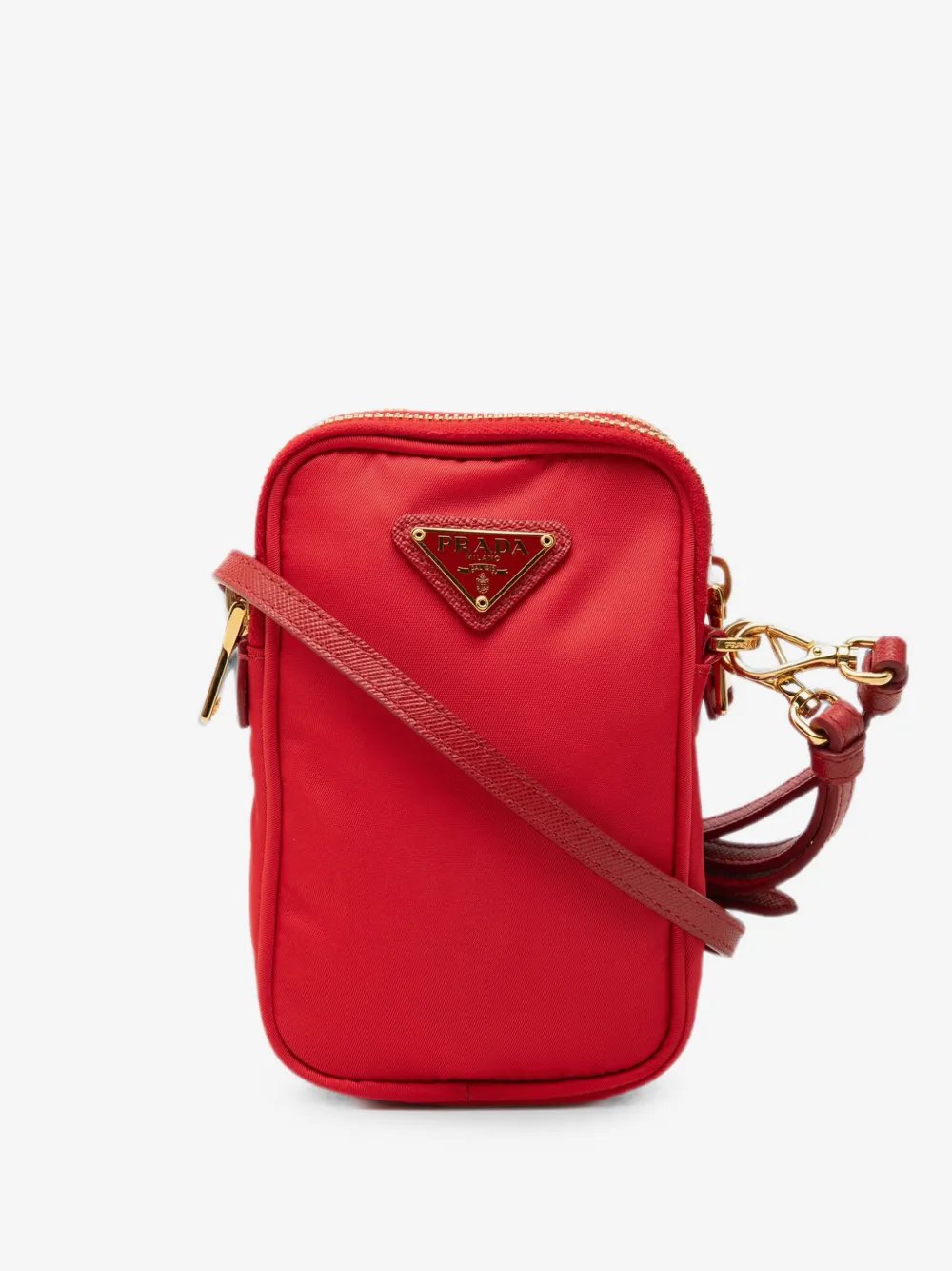 2000-2013 Tessuto Double Zip Phone Case crossbody bag