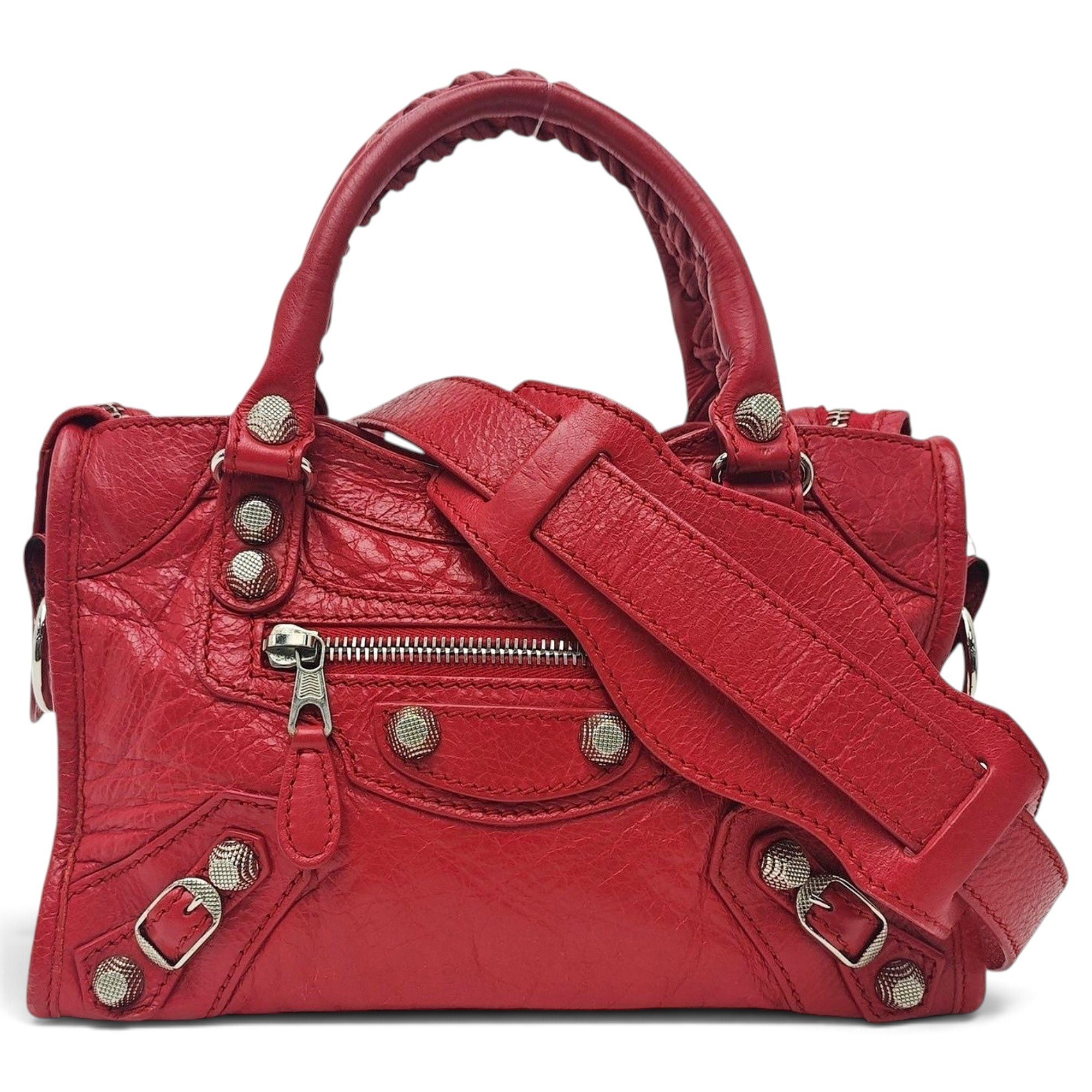 Leather handbag