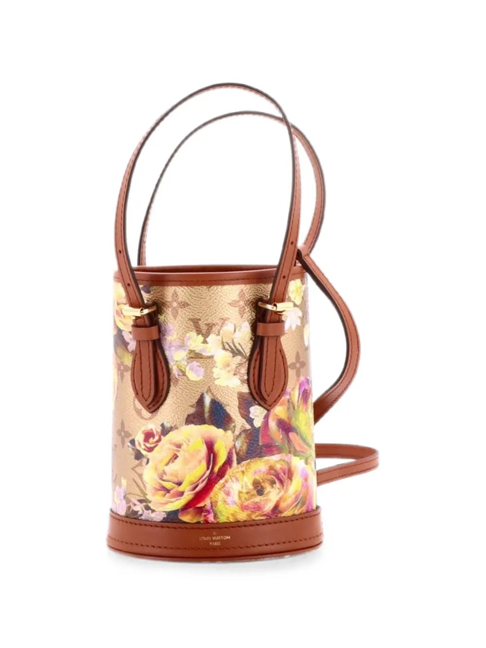 Limited Edition Garden Monogram Canvas Nano bucket bag