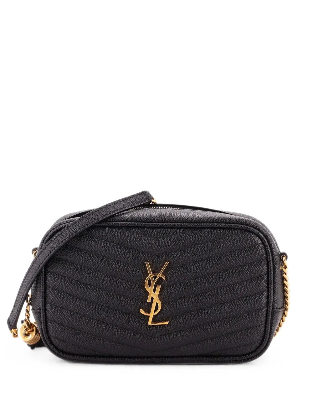 Lou Camera Bag Matelasse Chevron Leather Mini crossbody bag