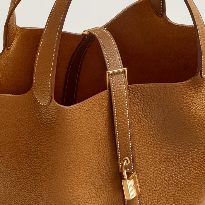 Gold Picotin Lock 26 Bag