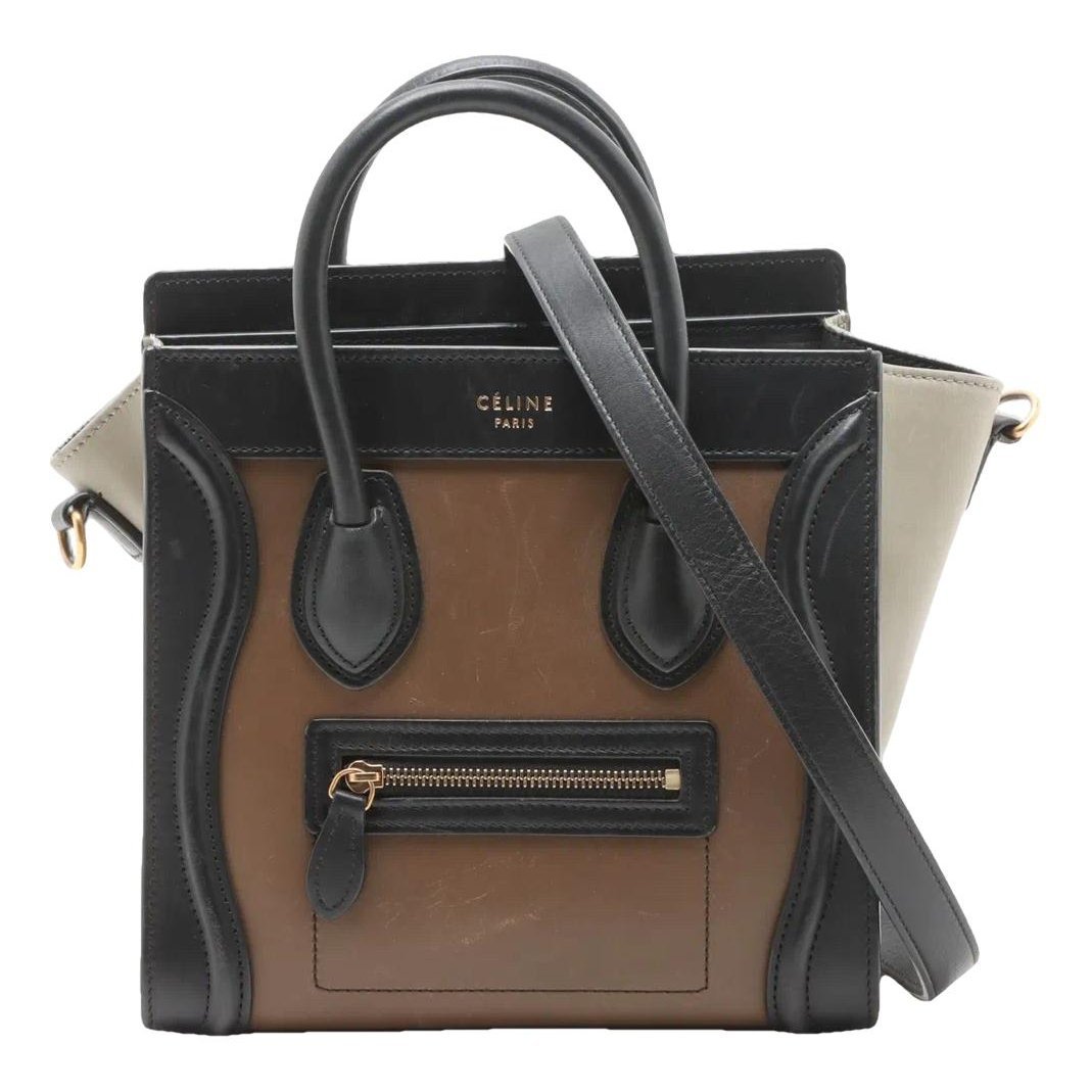 Nano Luggage leather handbag