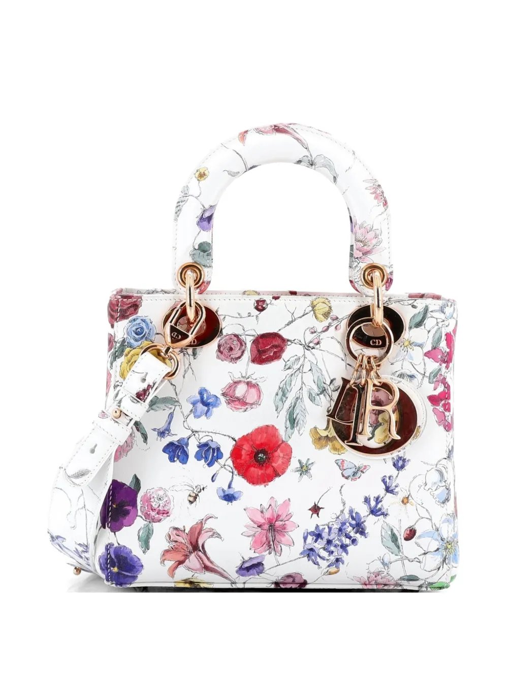 My ABCDior Lady Dior Bag Printed Leather Small satchel
