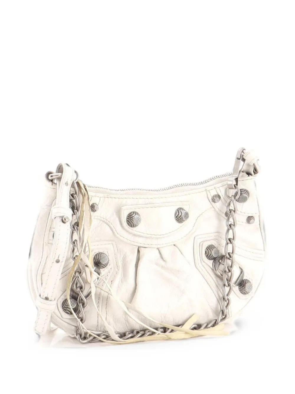 Balenciaga Le Cagole Giant Studs Chain Shoulder Bag Leather XS hobo bag