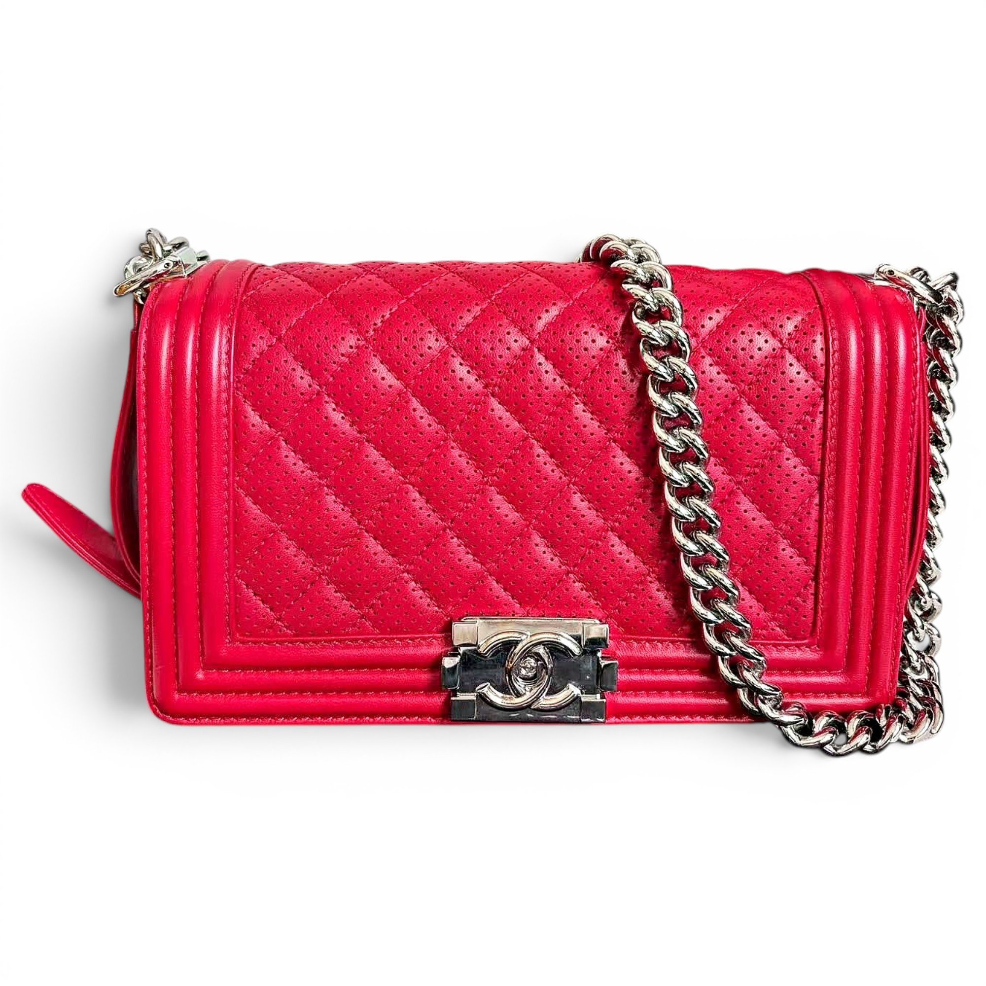 Boy leather crossbody bag