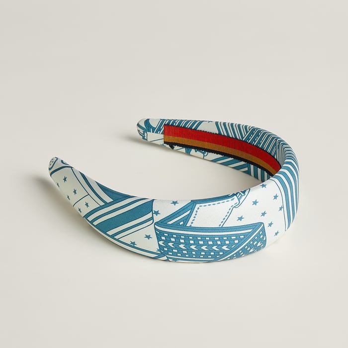ブルー・ジーン カチューシャ 《ジナ》 《ジグザグ》