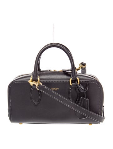 Leather Top Handle Bag