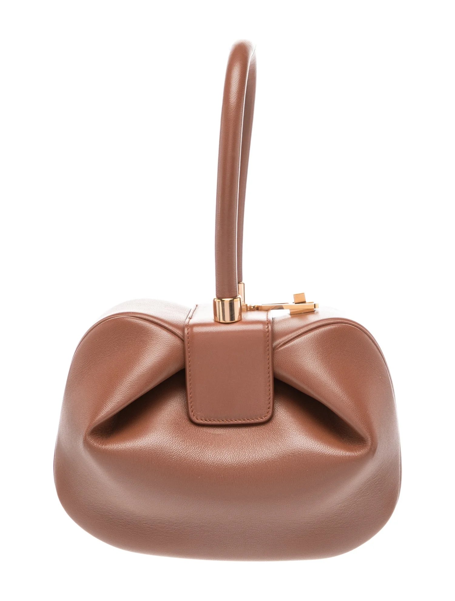 Leather Top Handle Bag