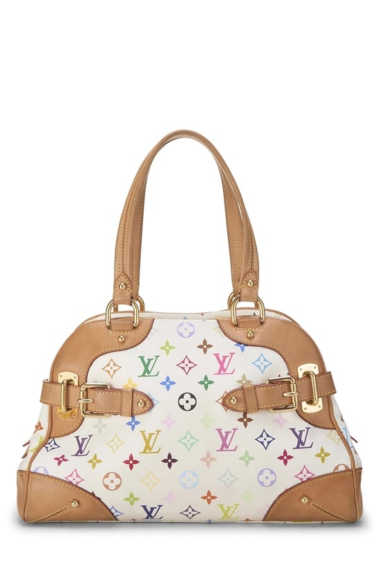 Takashi Murakami x Louis Vuitton White Monogram Multicolore Claudia