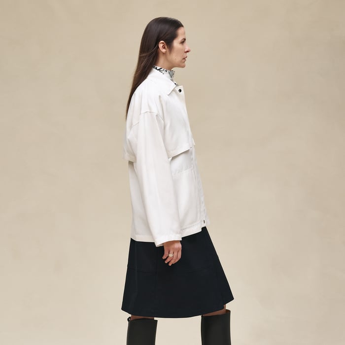 Blanc Cassé Short Safari Coat
