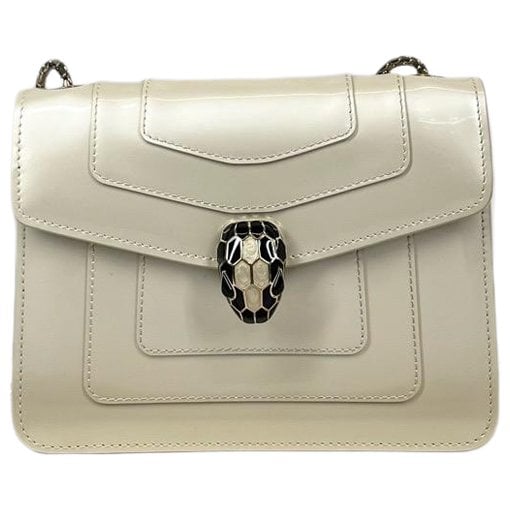 Serpenti leather handbag