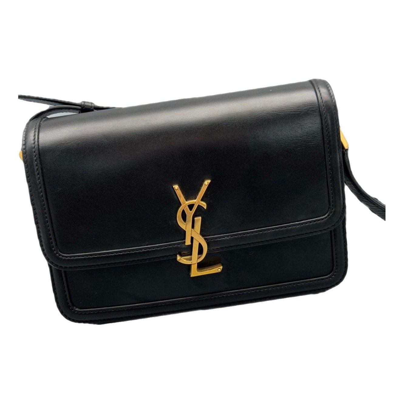 Solférino leather handbag