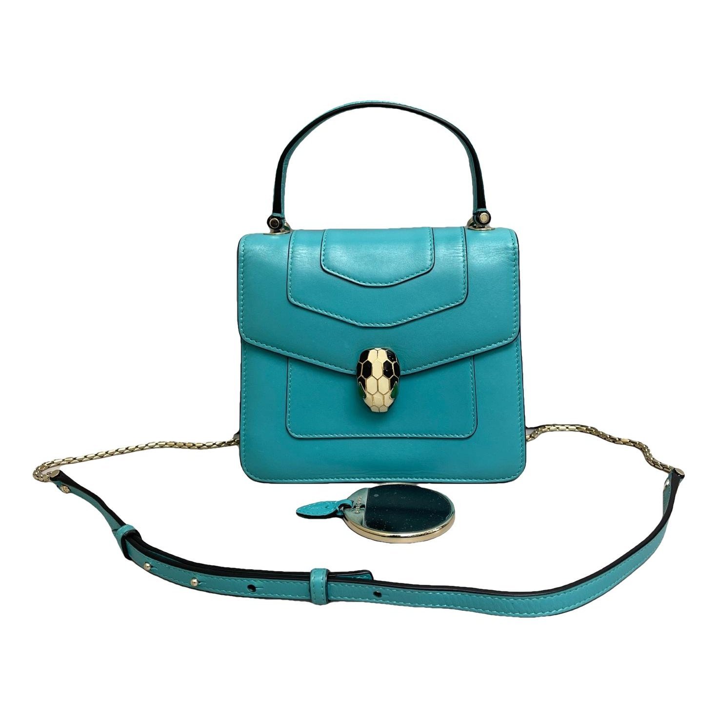 Serpenti leather handbag
