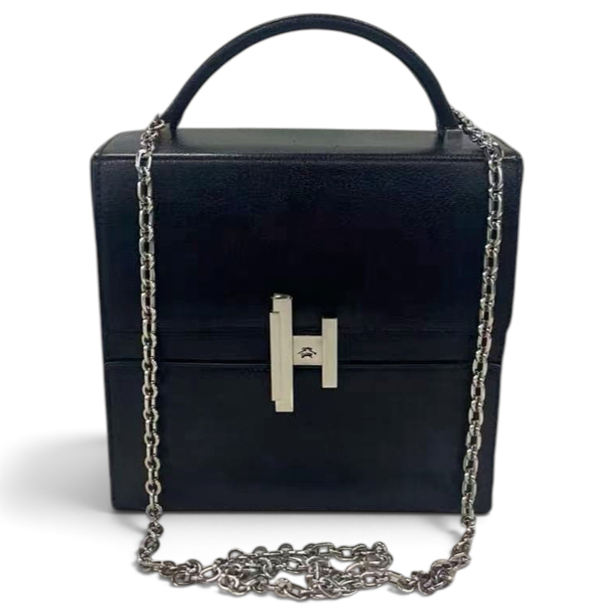 Cinhetic leather crossbody bag