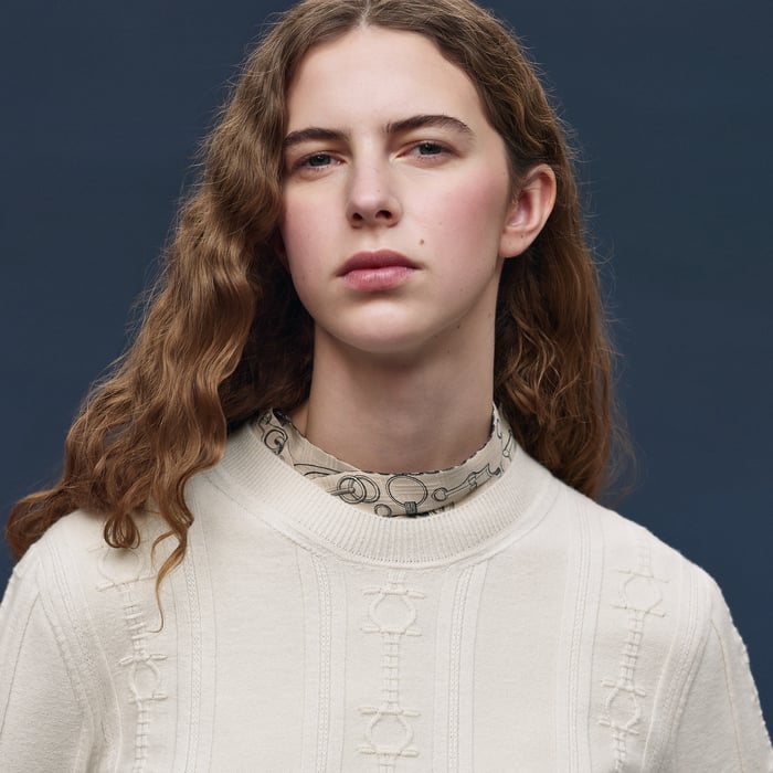 Blanc Naturel Long-sleeve Sweater