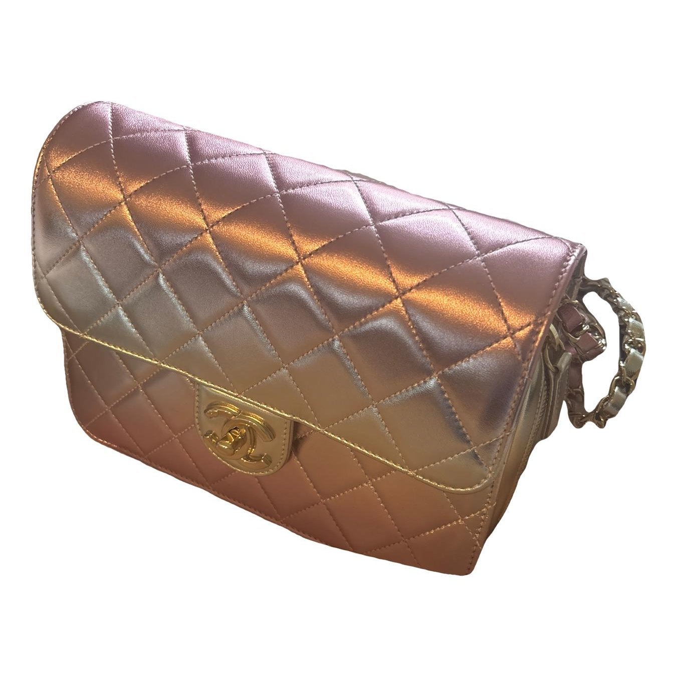 Trendy CC Flap leather handbag