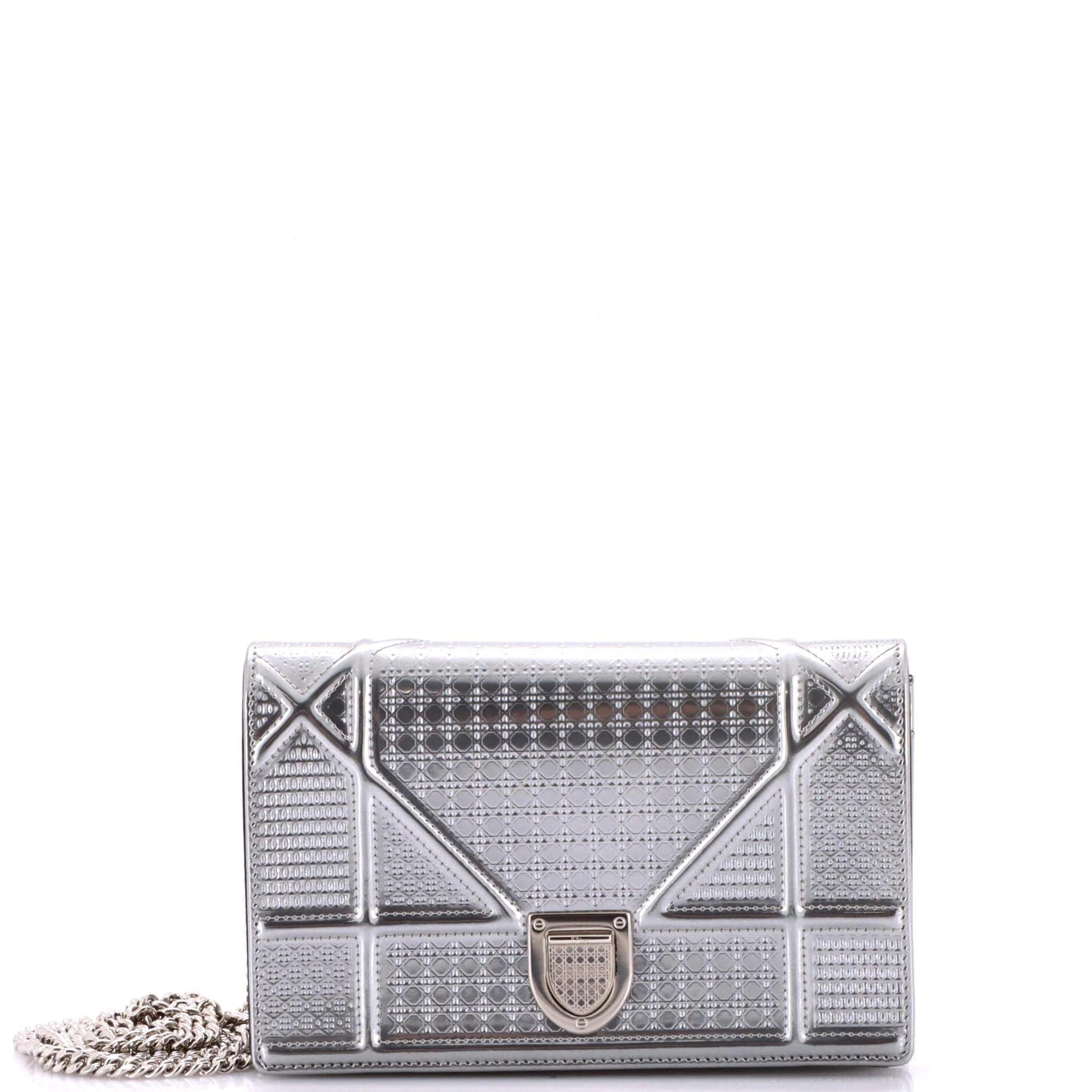 Patent leather clutch bag