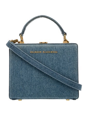Brandon Blackwood Denim Crossbody Bag