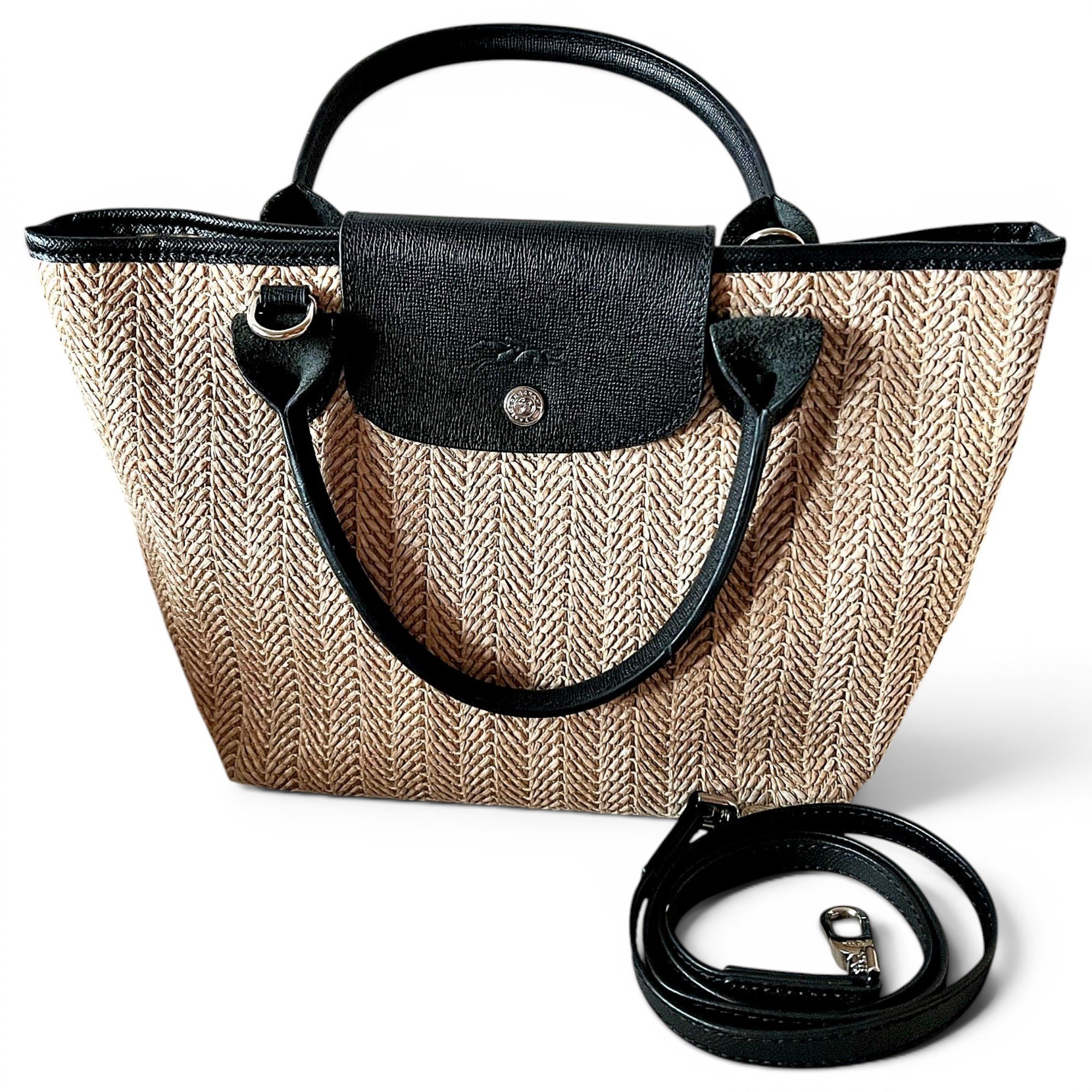 Pliage leather tote