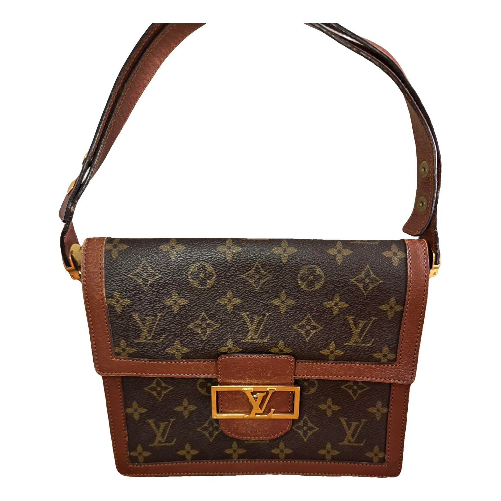 Dauphine Vintage leather handbag