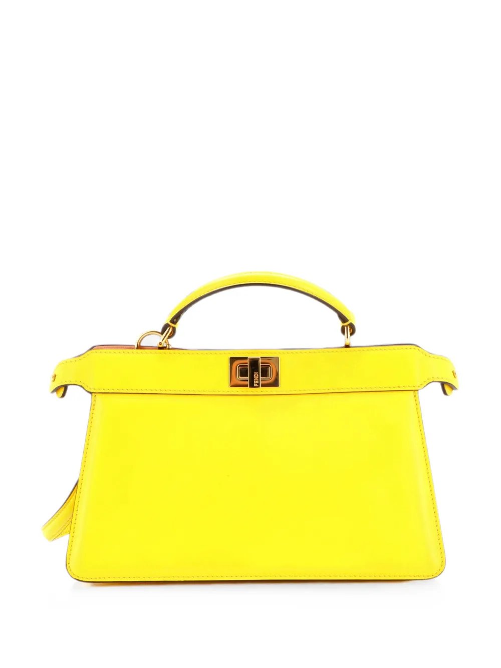 Peekaboo ISeeU Bag Leather East West satchel