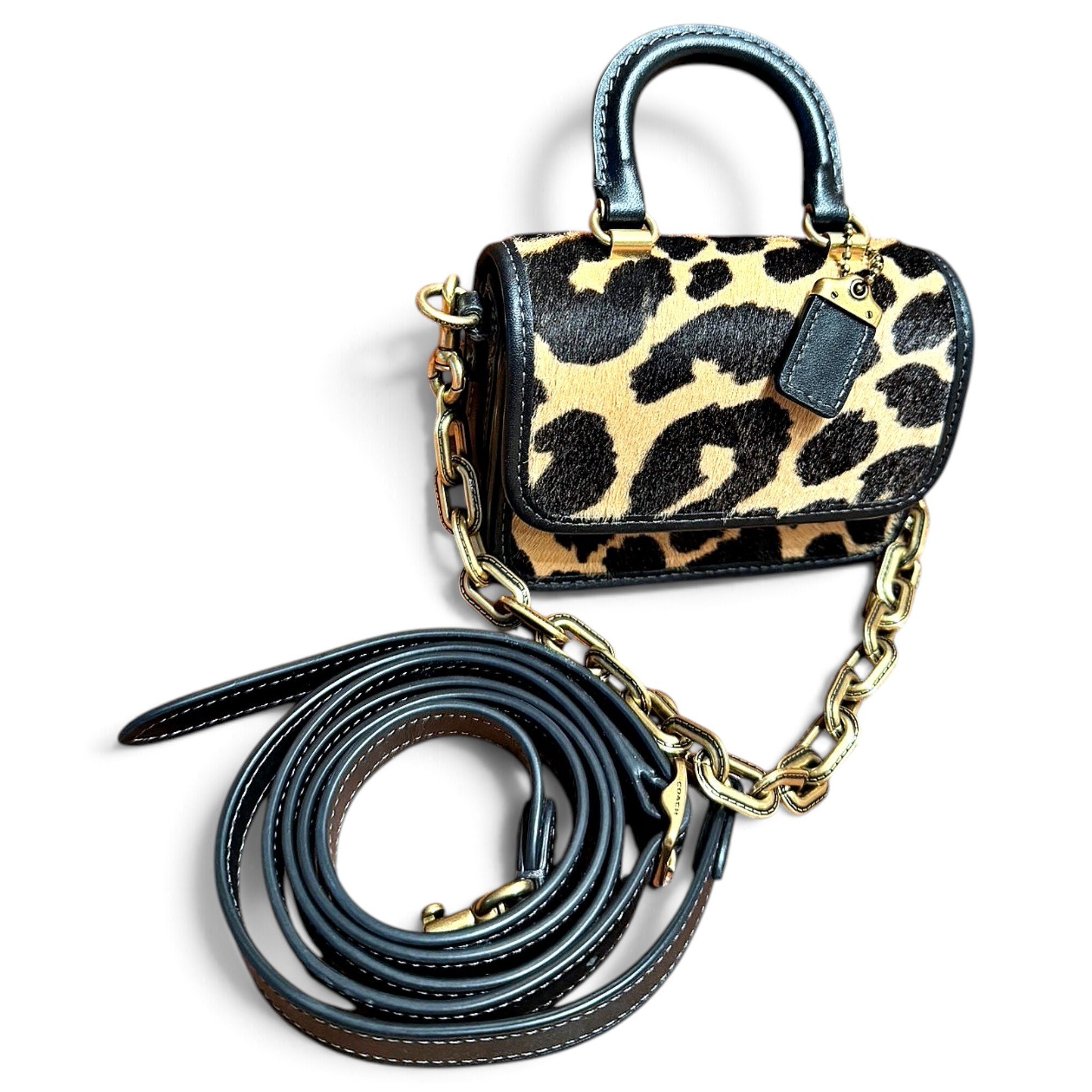 Pony-style calfskin mini bag
