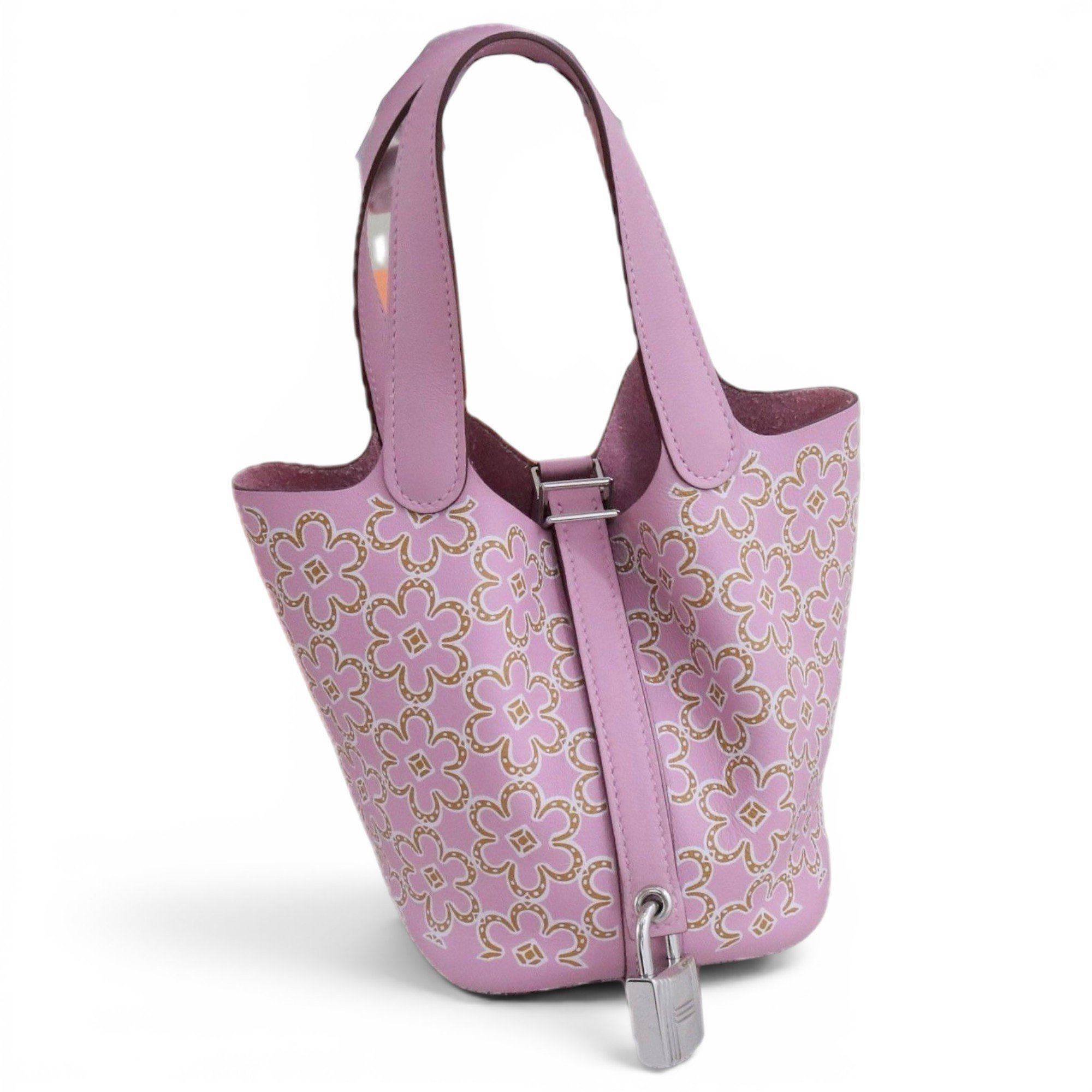 Picotin leather handbag