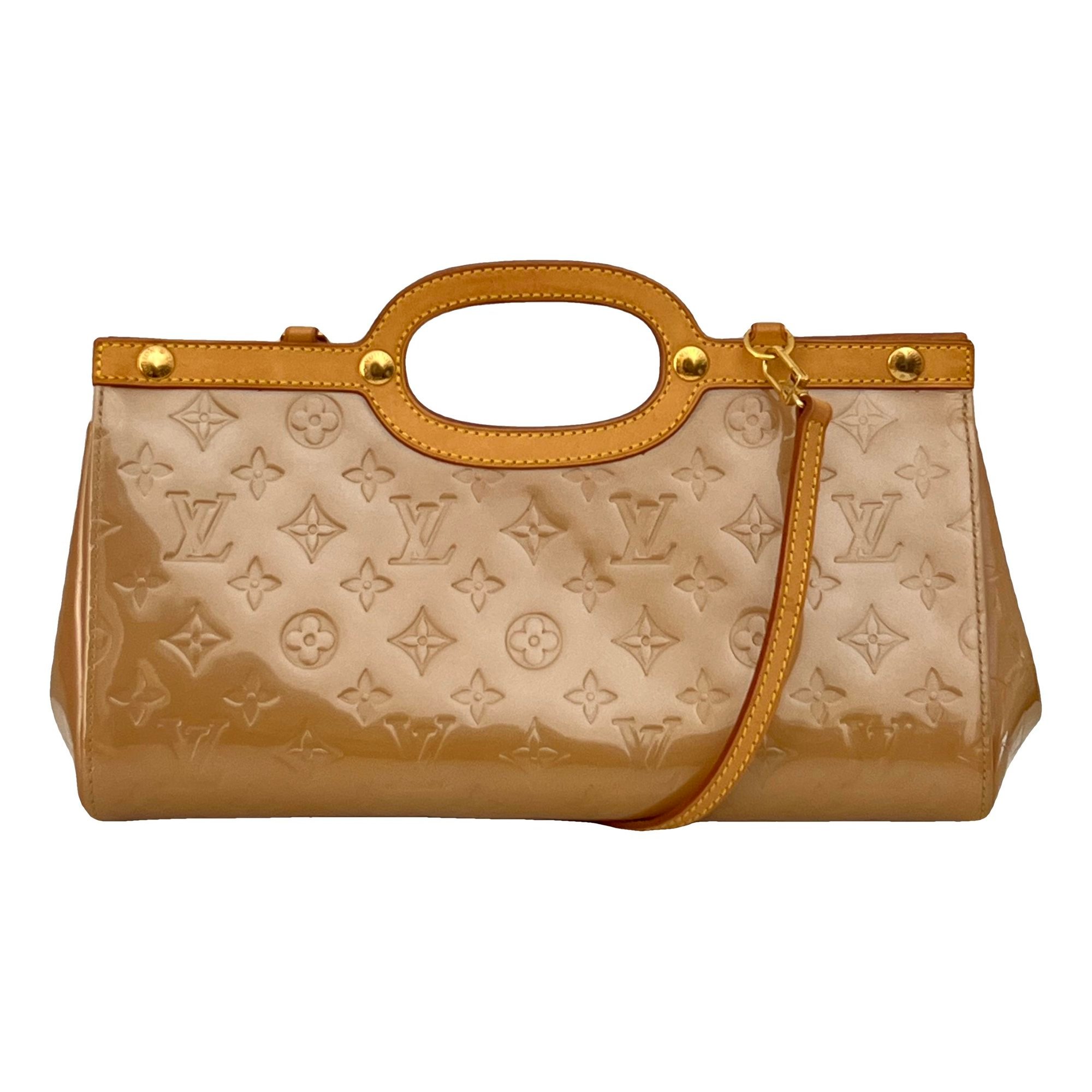 Roxbury patent leather handbag
