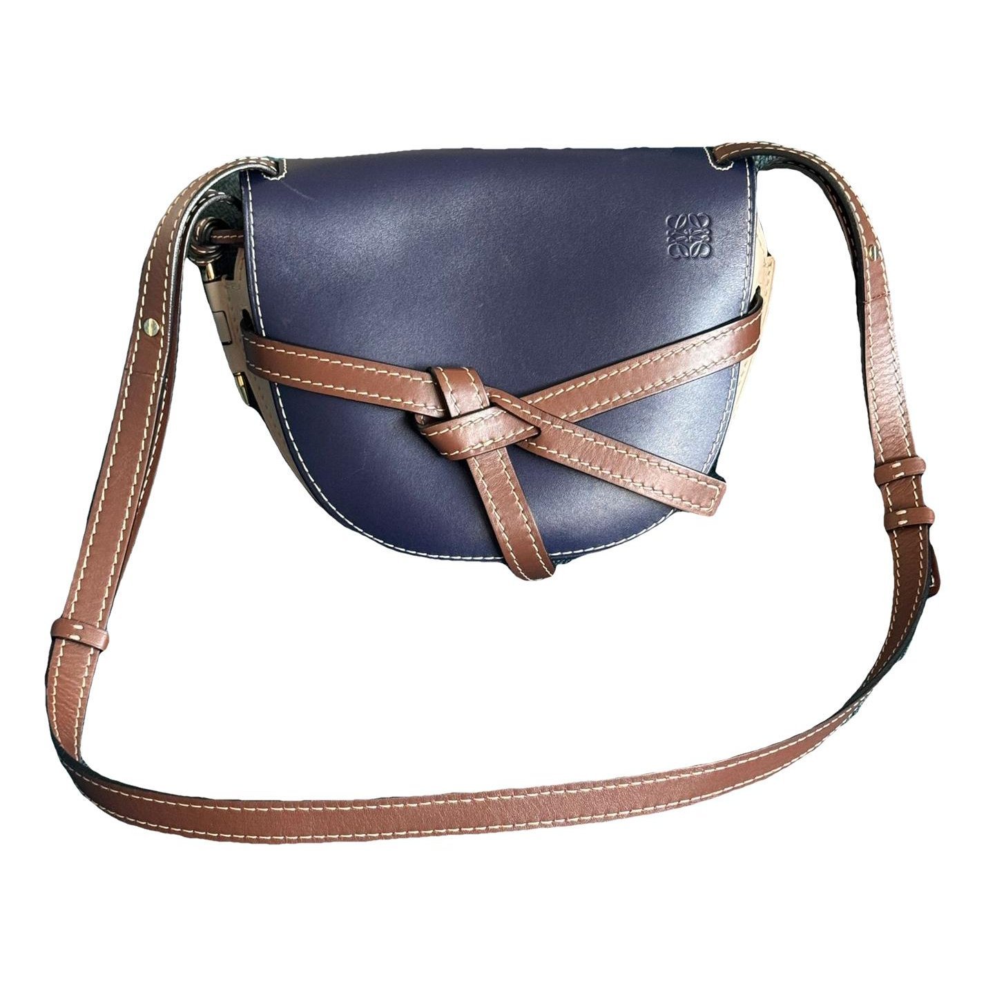 Gate leather crossbody bag