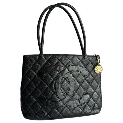 Médaillon leather tote