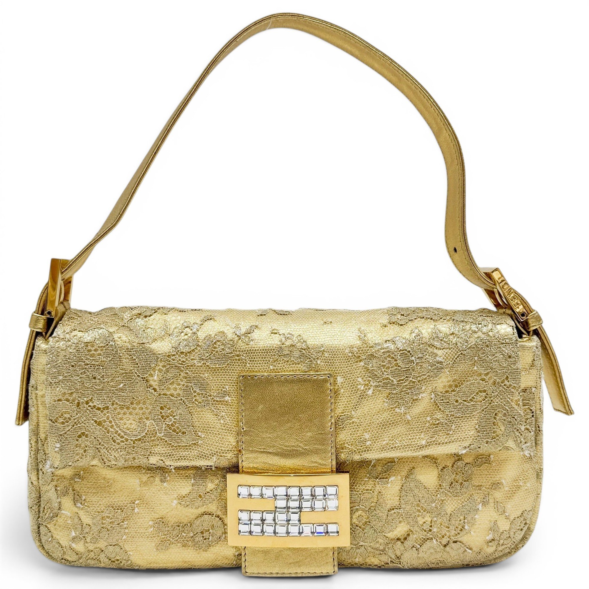 Baguette leather handbag
