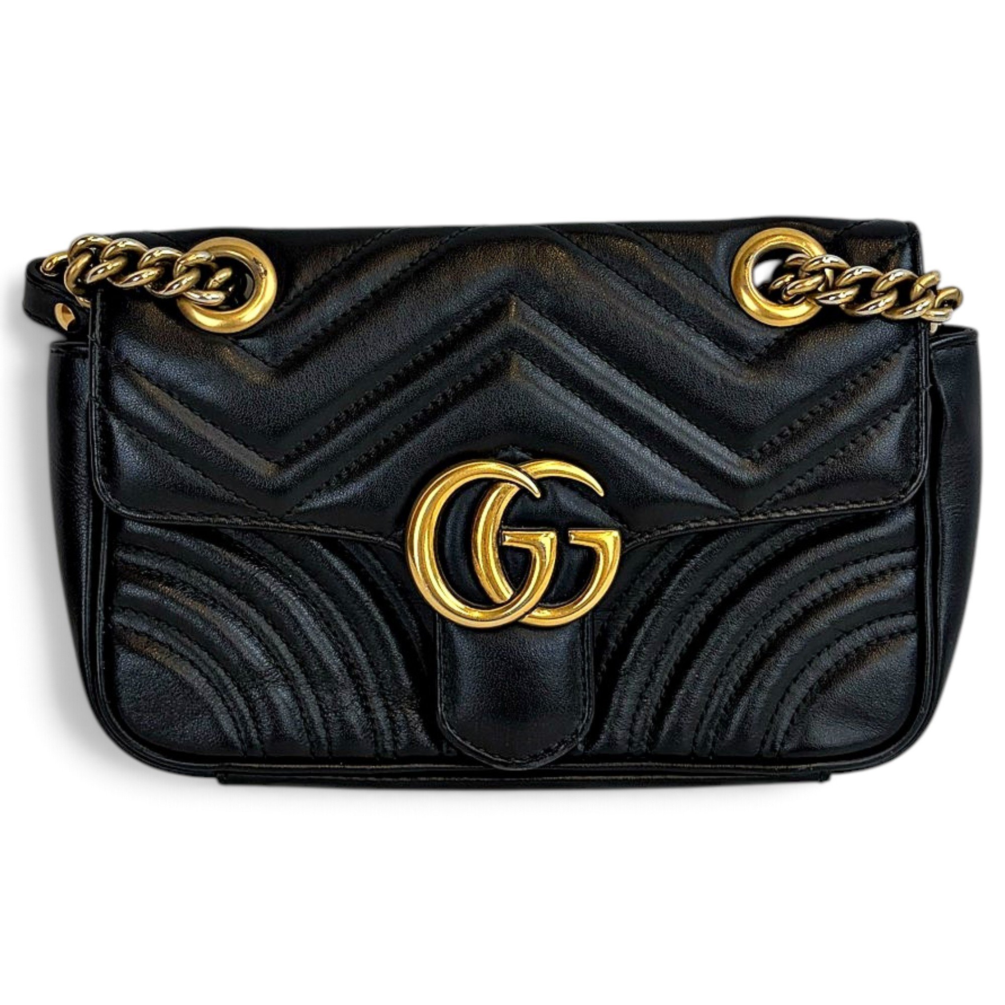 GG Marmont Flap leather handbag
