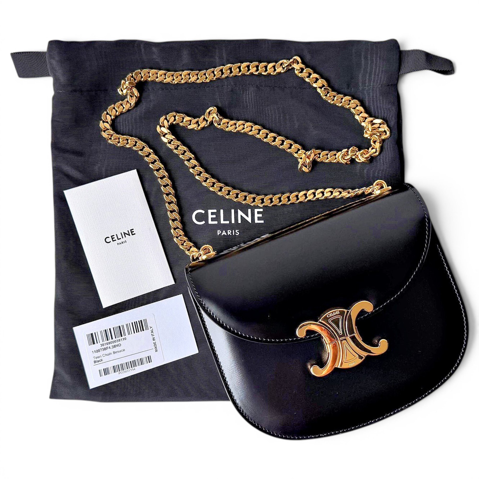 Clea leather crossbody bag