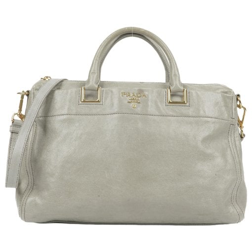 Madras leather handbag