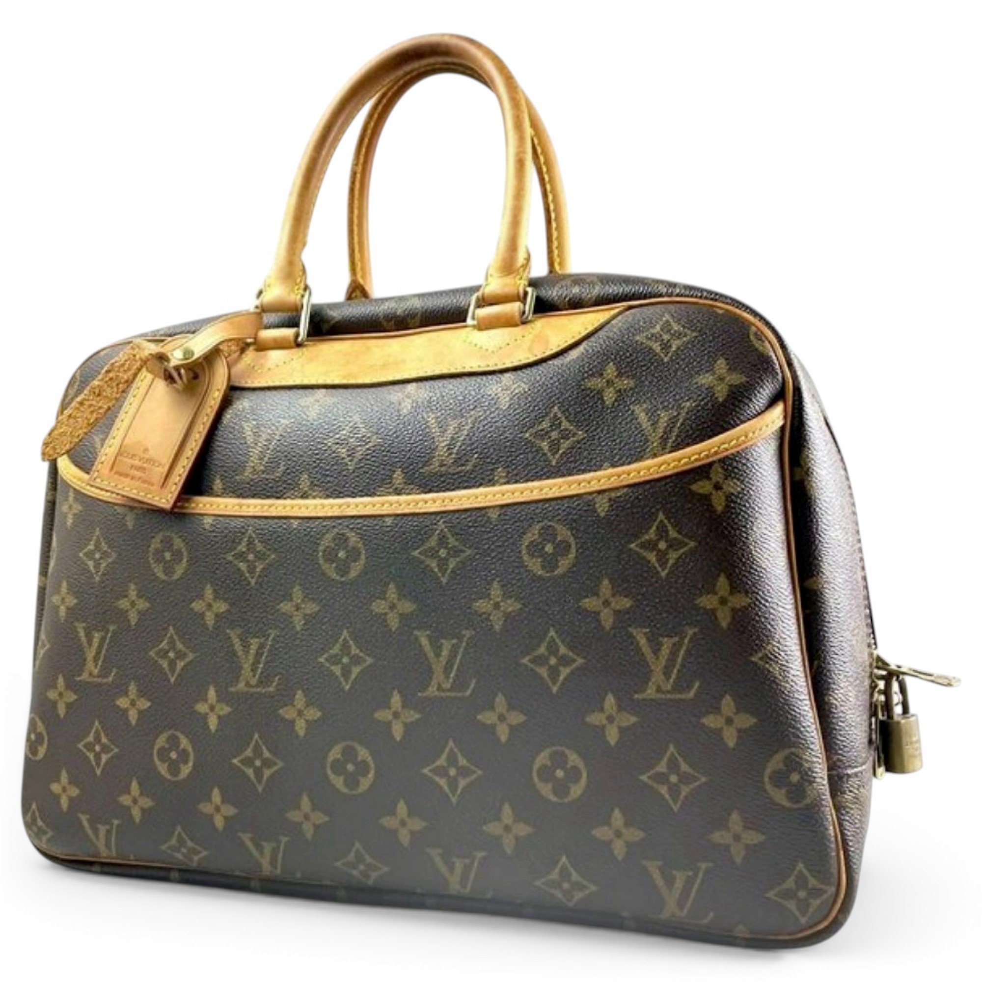 Deauville leather handbag