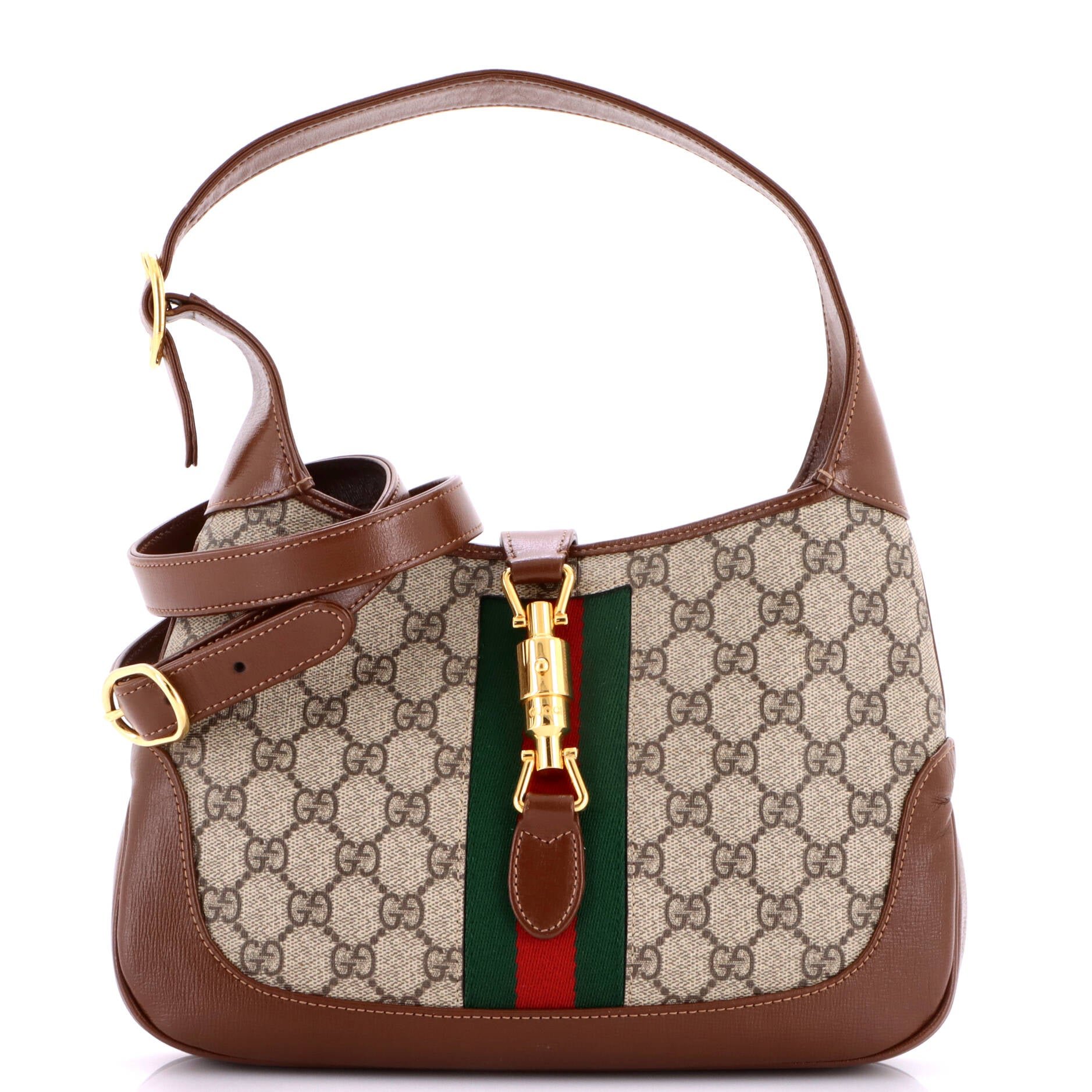 Jackie 1961 Hobo GG Coated Canvas Small
