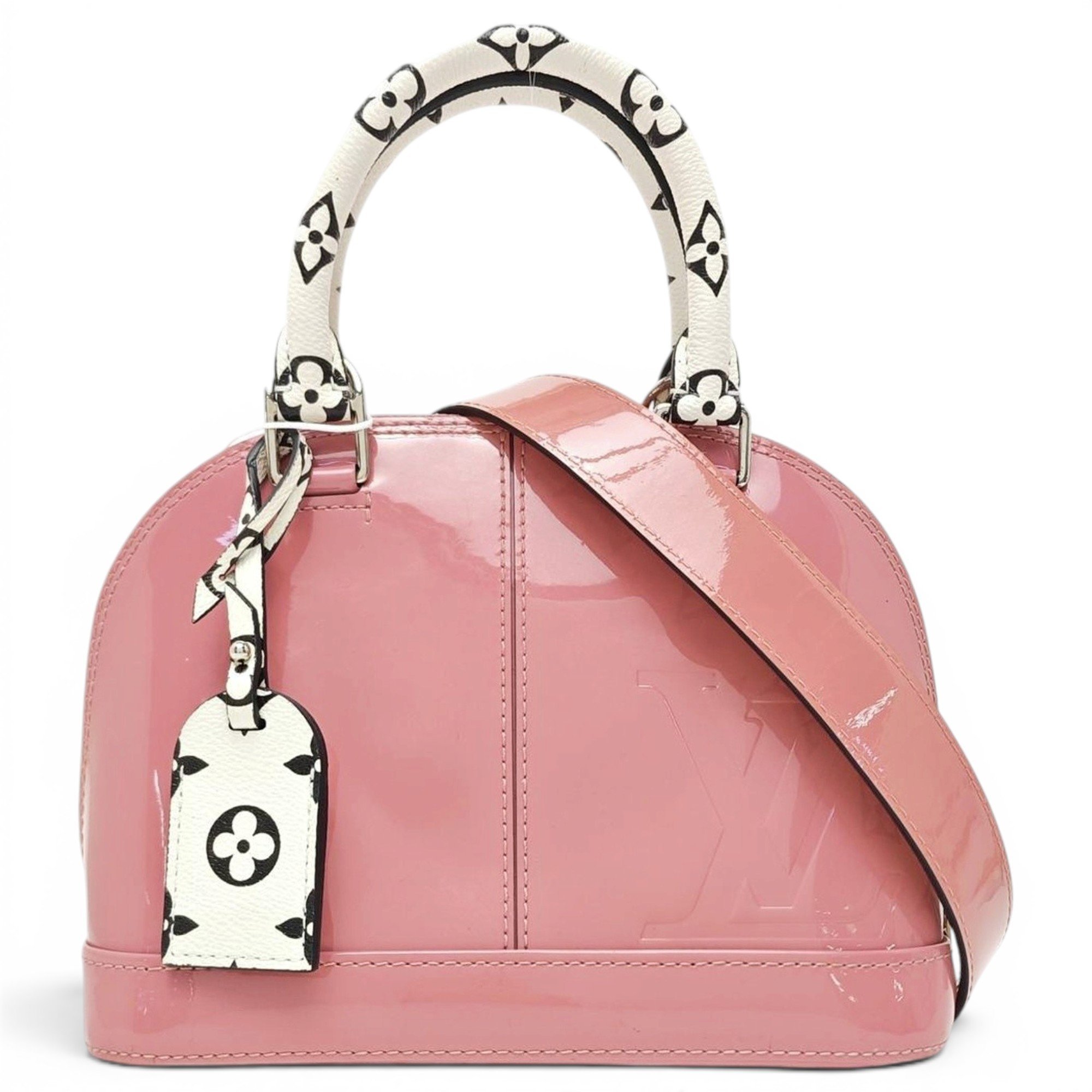 Alma patent leather handbag