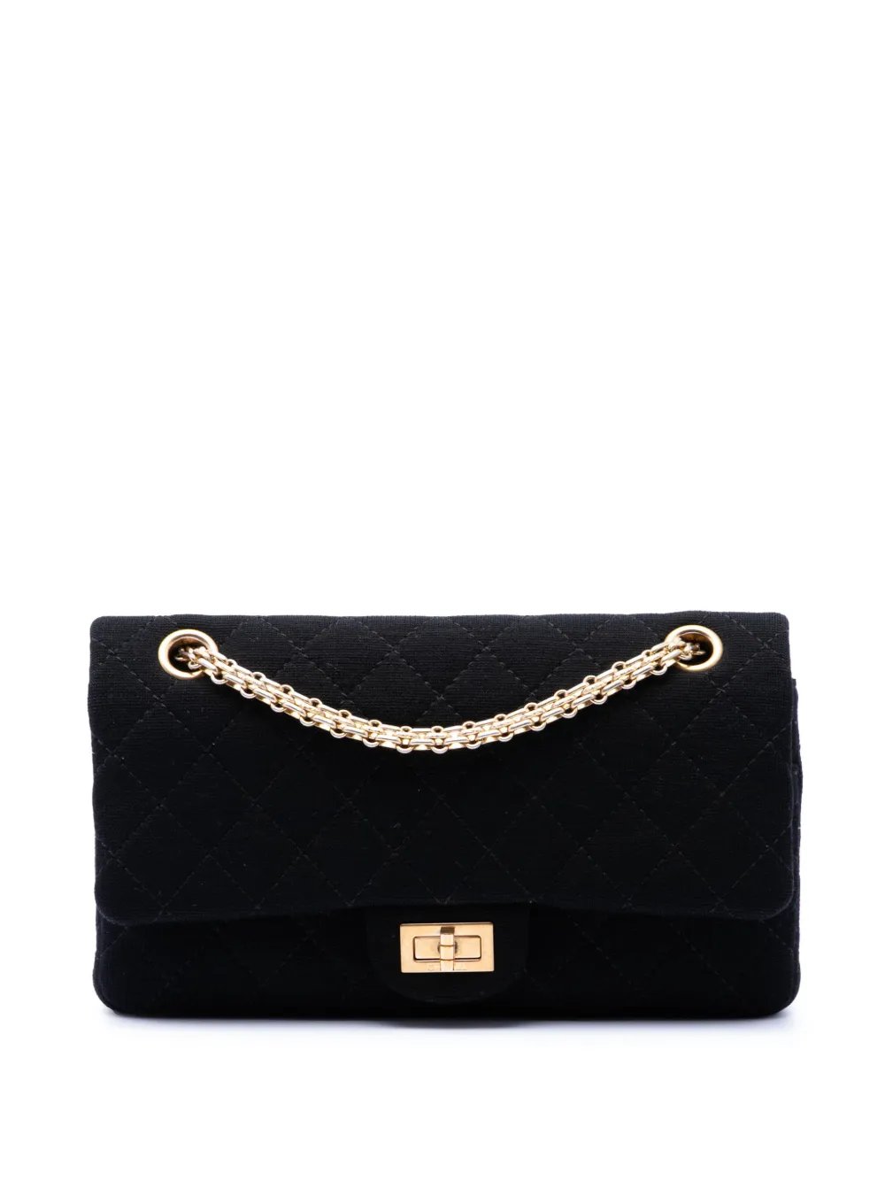 2012-2013 Quilted Jersey Reissue 2.55 Double Flap 225 shoulder bag