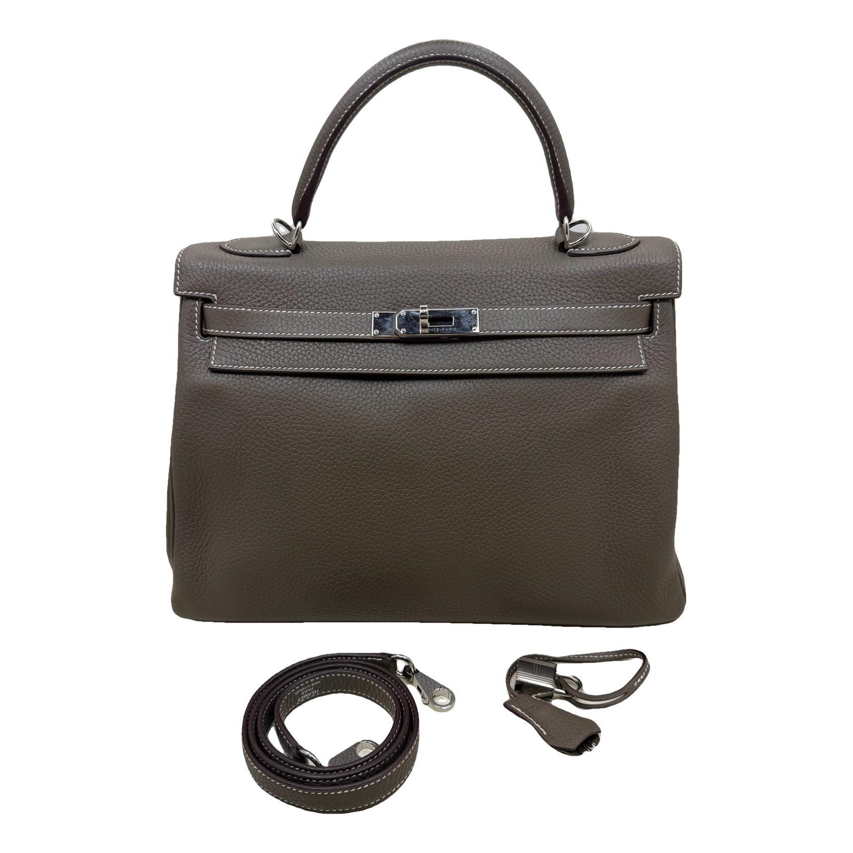 Kelly 28 leather handbag