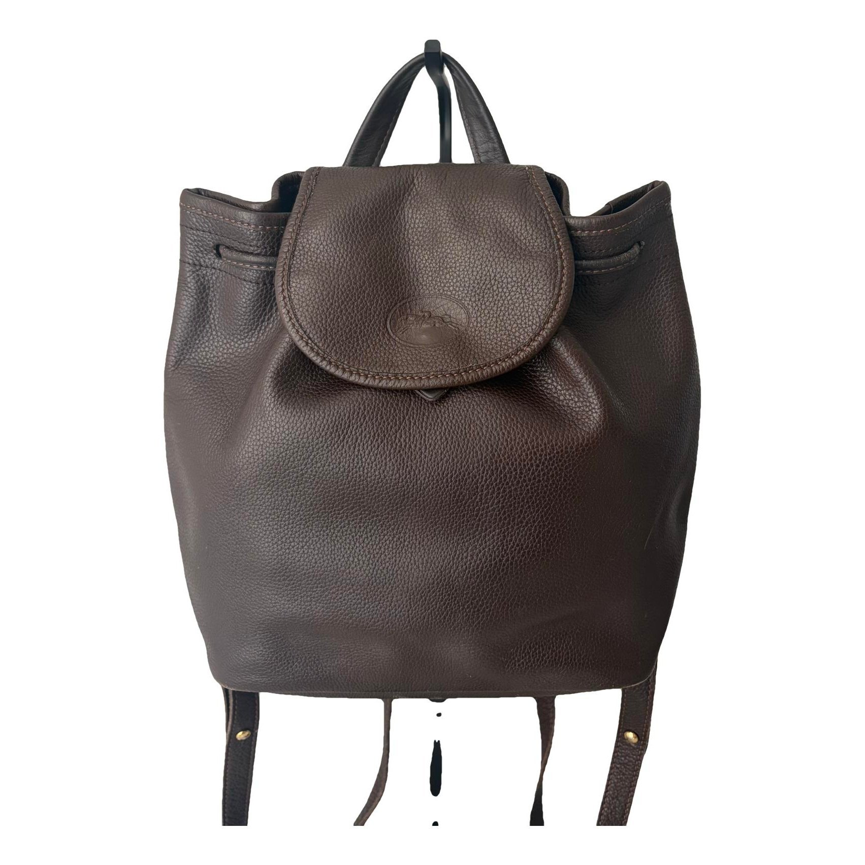 Leather backpack