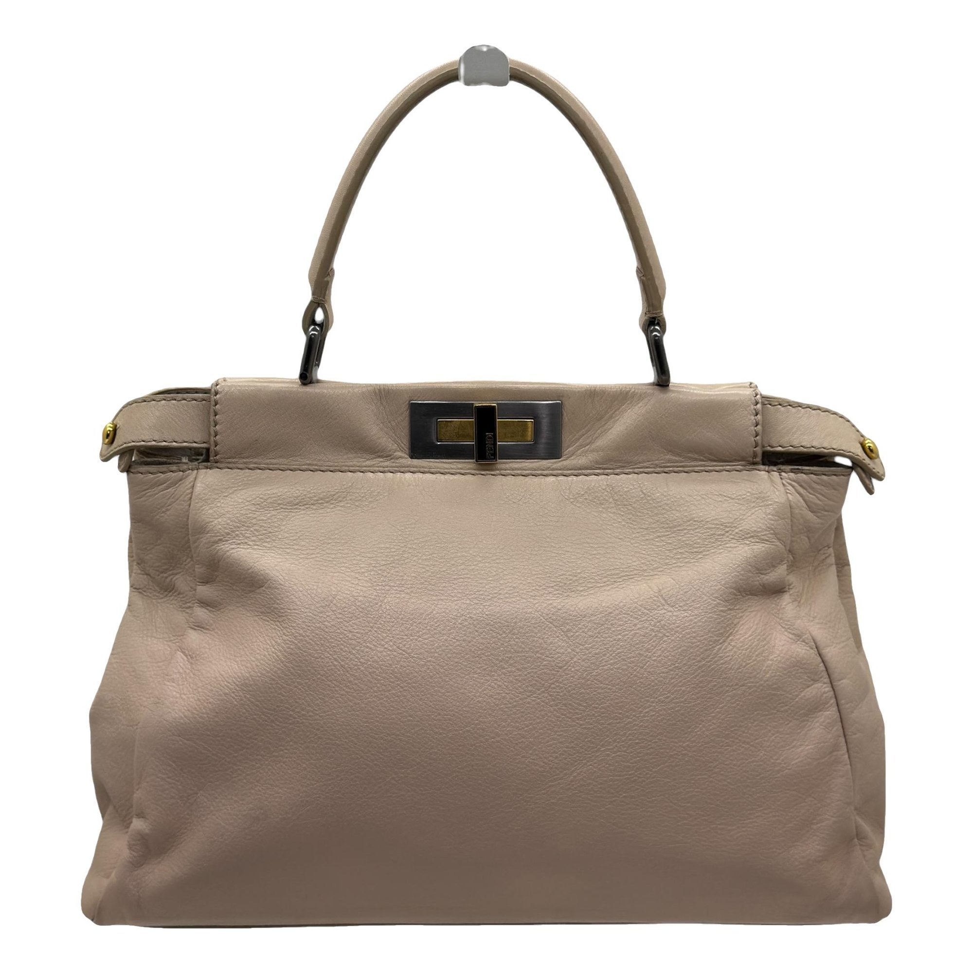Peekaboo leather handbag