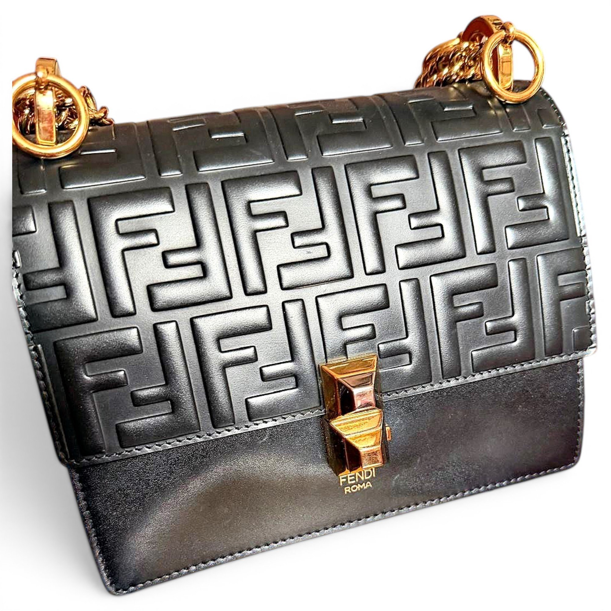 Kan I leather handbag