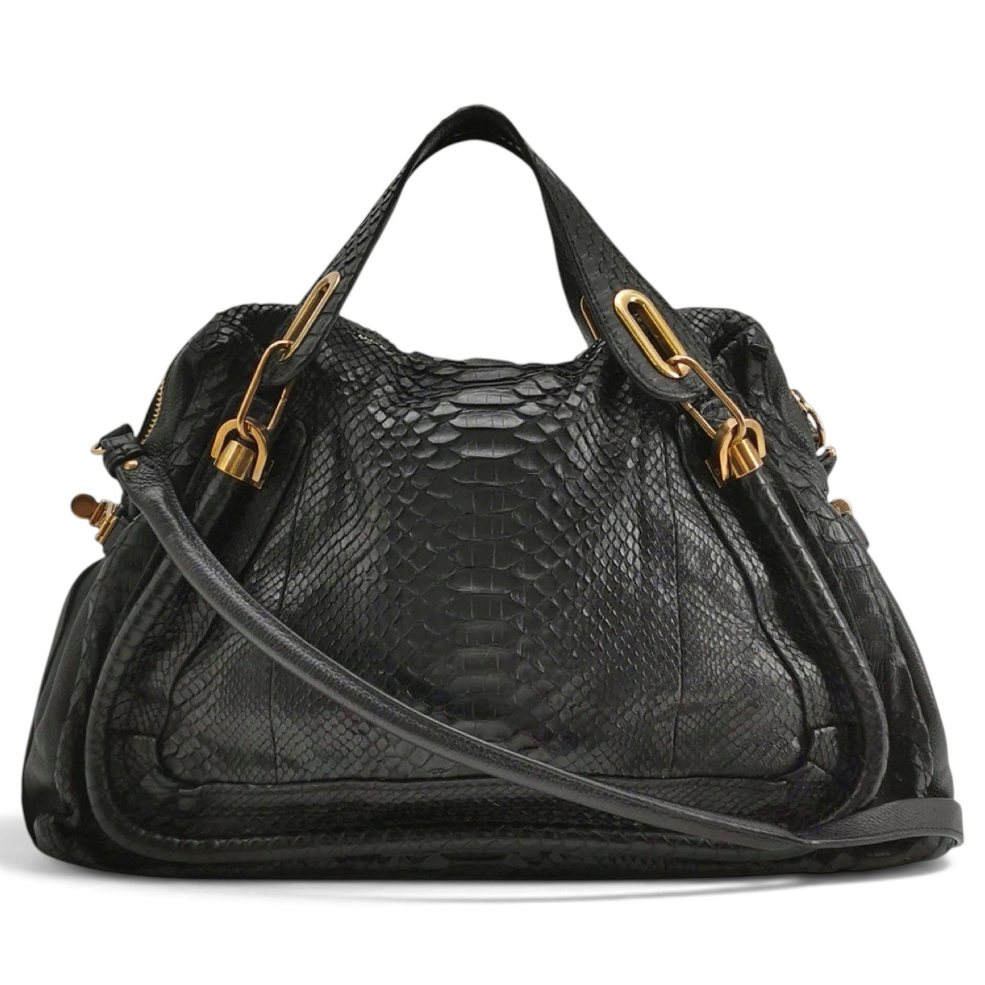 Paraty leather satchel