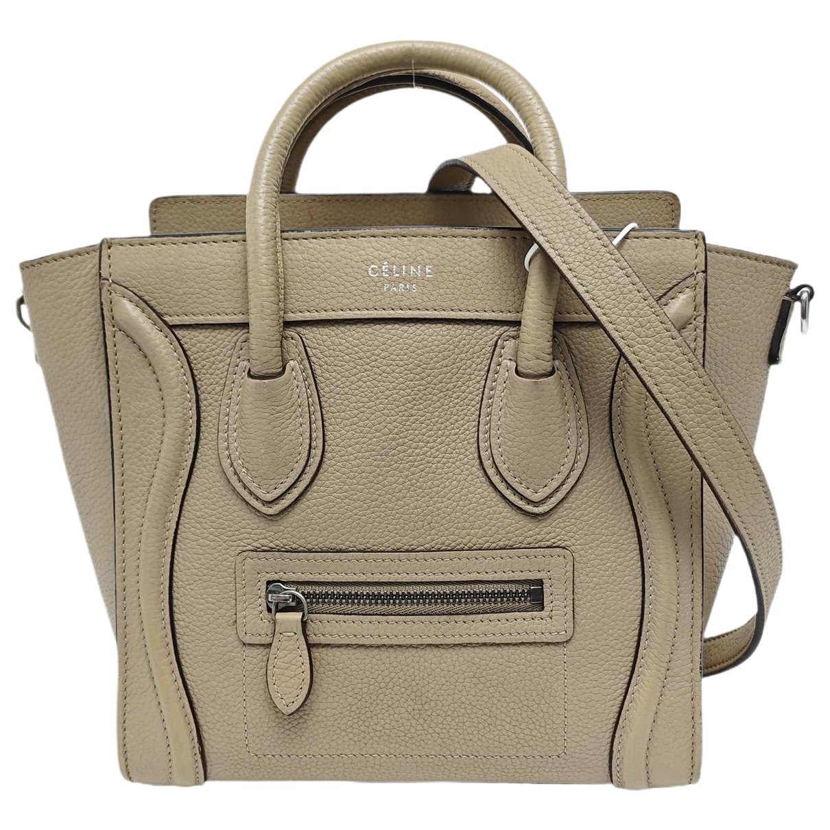 Luggage leather handbag