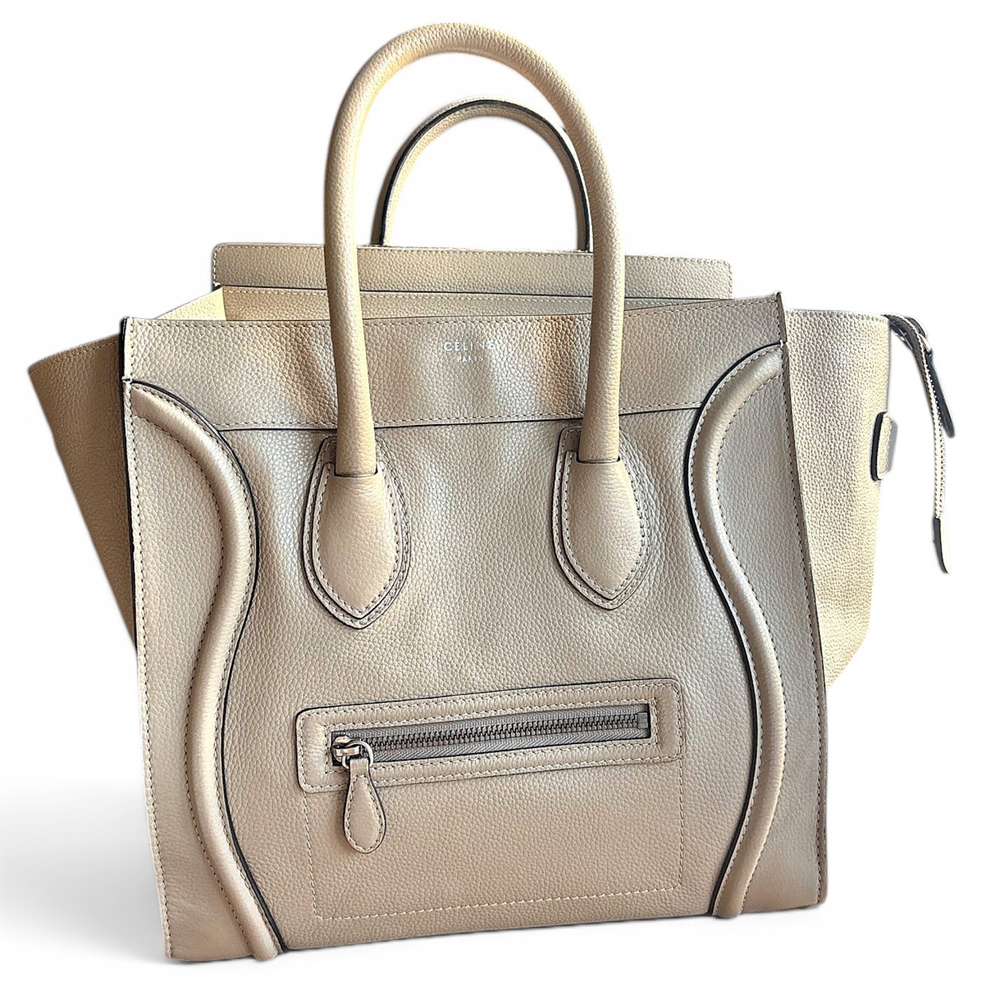 Luggage leather handbag