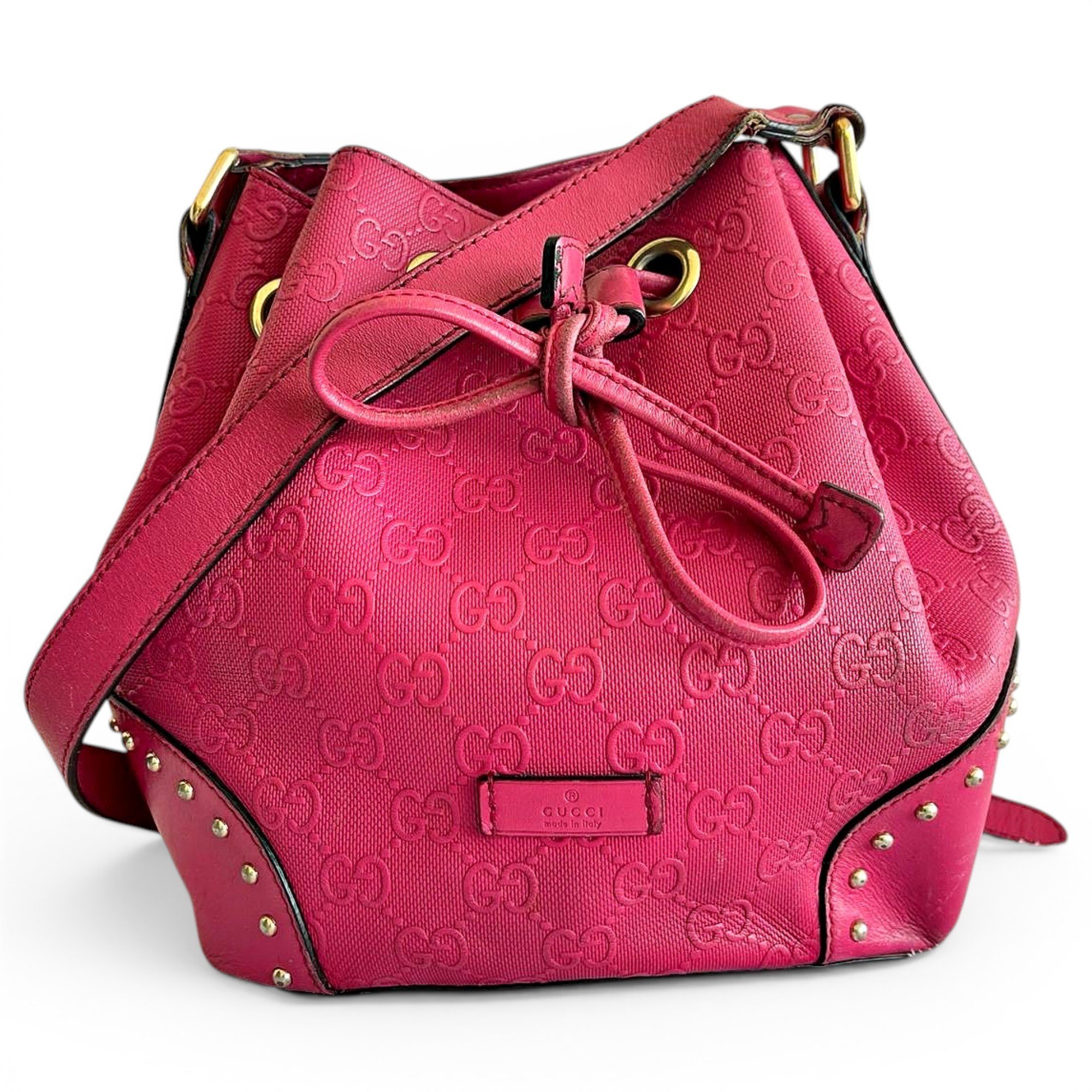 Leather handbag