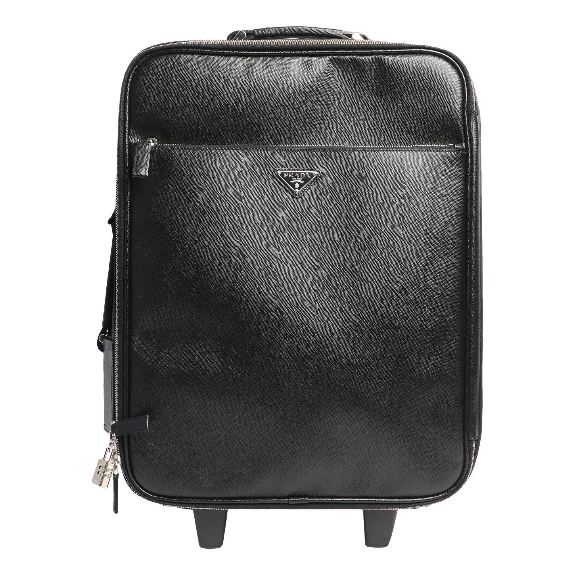 Leather travel bag