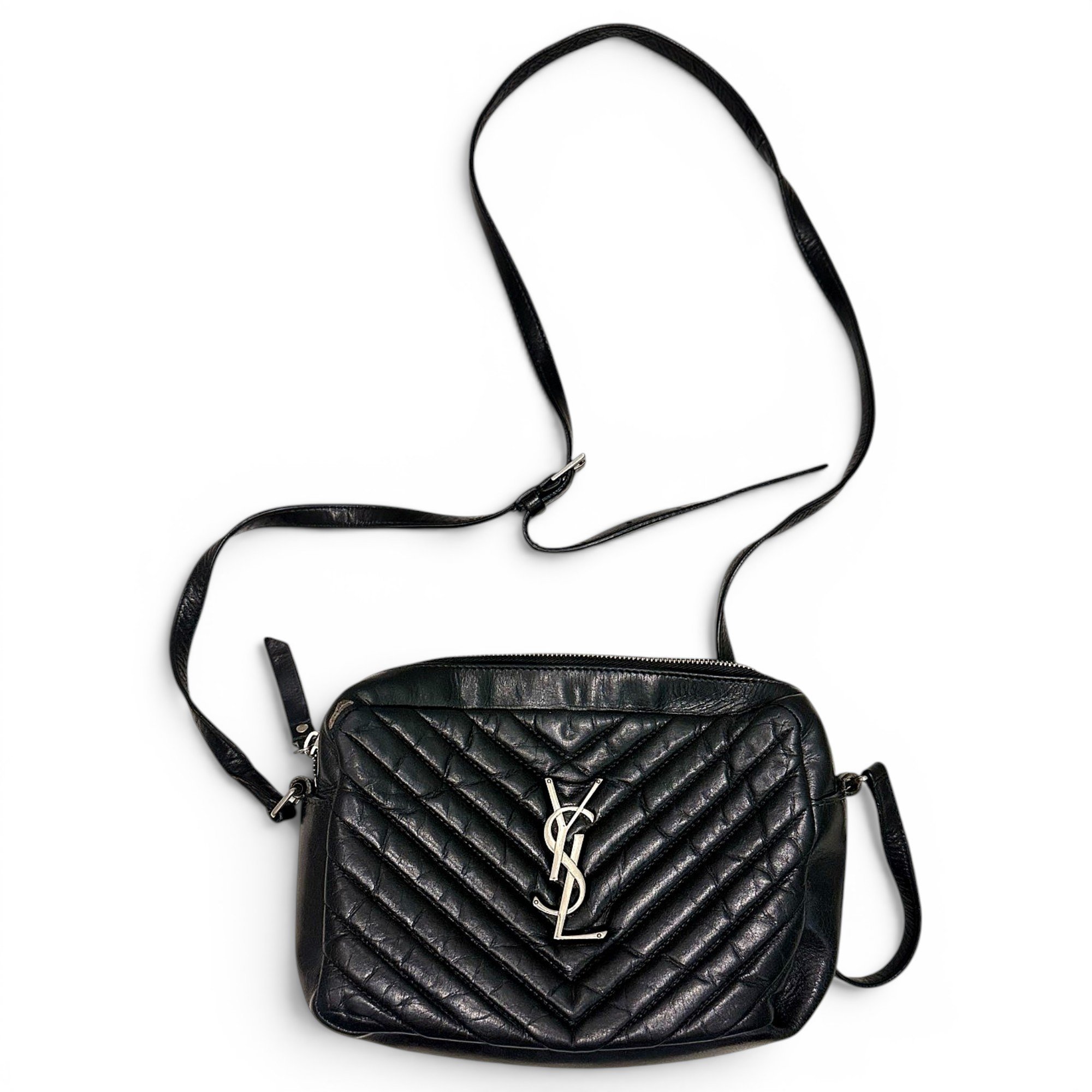 Lou leather crossbody bag